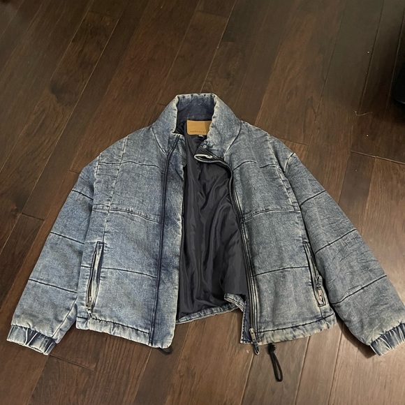 American Eagle Quilted Denim Jacket size XL - Picture 1 of 4